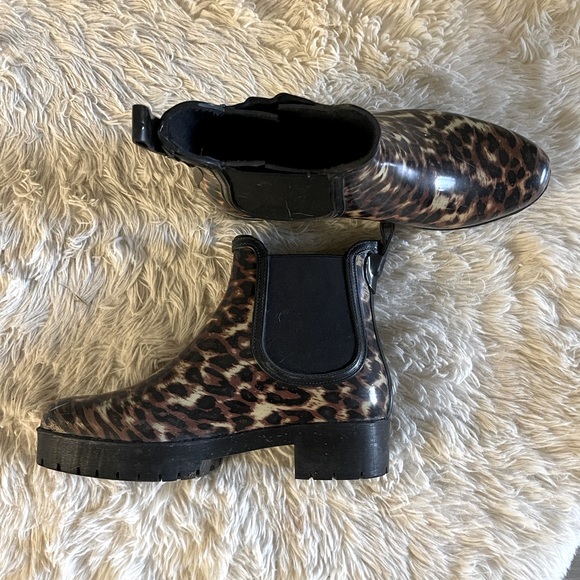 Jeffrey Campbell Shoes - Jeffrey Campbell Leopard Rain boots